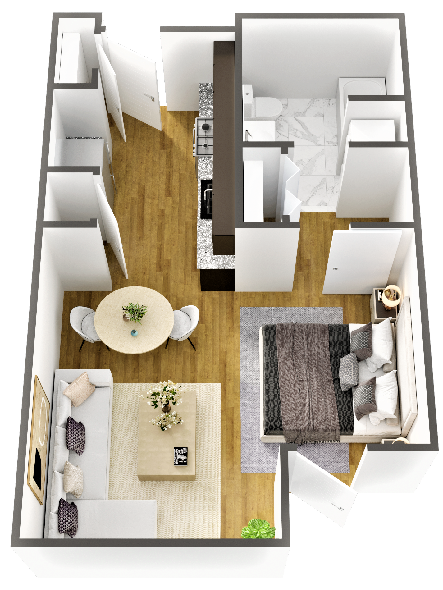 Studio - Bumping on Sunset floor plan